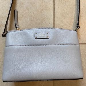 Grey Kate Spade Crossbody Purse